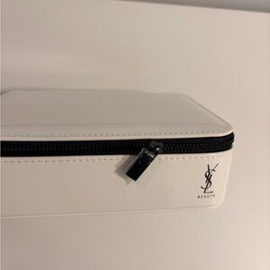 YSL White Cosmetic Bag